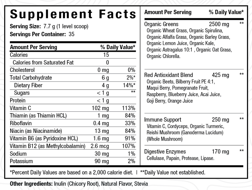 GREENS & REDS - Superfood Mix